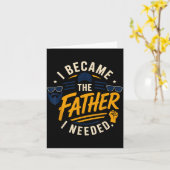 必要なお父さんになった父の日 Dad Daddy カード (黄色い花)