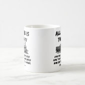 必要なのはこの蒸気機関車とあの機関車だけだ コーヒーマグカップ (中央)