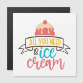 必要なのはアイスクリームデザート甘いお菓子 (正面/裏面)