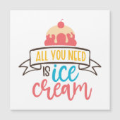 必要なのはアイスクリームデザート甘いお菓子 (正面)