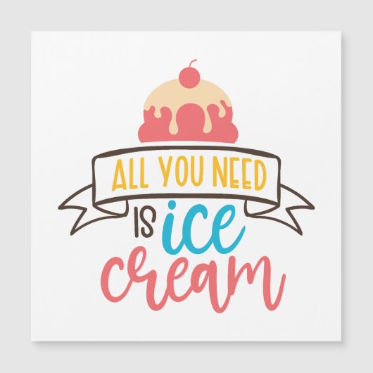 必要なのはアイスクリームデザート甘いお菓子 (正面)