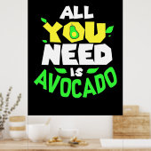 必要なのはアボカド ポスター (キッチン)