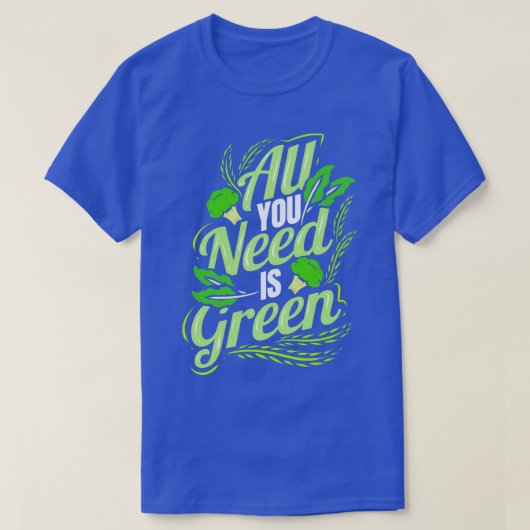 必要なのはグリーンゴービーガン Tシャツ (デザイン正面)