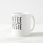 必要なのはコーヒーとオーストラリアのギフトだけ コーヒーマグカップ (正面右)