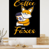 必要なのはコーヒーとキツネ ポスター (キッチン)