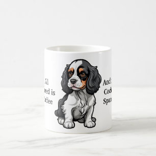 必要なのはコーヒーとコッカースパニエル犬 コーヒーマグカップ