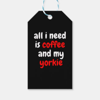 必要なのはコーヒーとヨークシャーテリア6 ギフトタグ