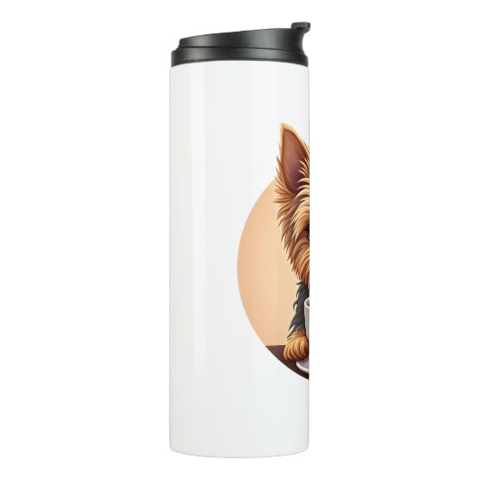 必要なのはコーヒーとヨークシャーテリア タンブラー (回転左)