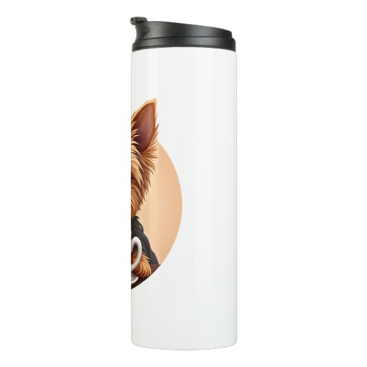 必要なのはコーヒーとヨークシャーテリア タンブラー (回転右)