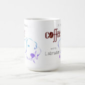 必要なのはコーヒーとラブラドール コーヒーマグカップ (中央)