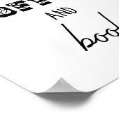 必要なのはコーヒーと本だけおもしろい ポスター (角)