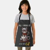 必要なのはコーヒーと猫 エプロン (インサイチュ)