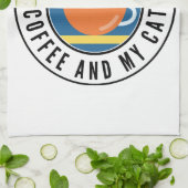 必要なのはコーヒーと猫 キッチンタオル (折り畳み)