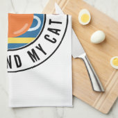 必要なのはコーヒーと猫 キッチンタオル (四つ折り)