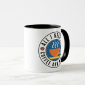 必要なのはコーヒーと猫 マグカップ (正面右)