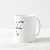 必要なのはスクラップブック作りとコーヒーTシャツだけ コーヒーマグカップ (正面右)