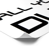 必要なのはドブステップウォブウォブウォンプウォンプウォンプ ポスター (角)