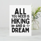 必要なのはハイキングと夢だけだ カード (スタンド正面)