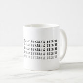 必要なのはバイヤーとセラーのみ コーヒーマグカップ (正面右)