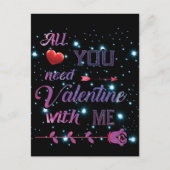 必要なのはバレンタイン ポストカード (正面)