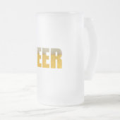 必要なのはビールだけだ フロストグラスビールジョッキ (正面右)