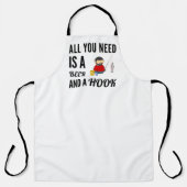 必要なのはビールとフックの魚釣り エプロン (正面)