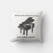 必要なのはピアノピアニストの練習先生 クッション (正面)