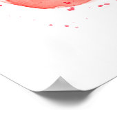 必要なのはラブウォーターカラーポスタープリント ポスター (角)