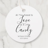 必要なのはラブキャンディスイートトリート結婚の フェイバータグ (正面)