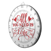 必要なのはラブタイポグラフィダーツボード ダーツボード (正面右)