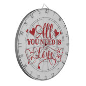 必要なのはラブタイポグラフィダーツボード ダーツボード (正面左)