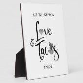 必要なのはラブタコバーサインTabletop フォトプラーク (側面)