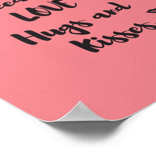 必要なのはラブハグとキス。 ポスター (角)