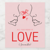 必要なのはラブワインラベルカスタムだ ワインラベル (シングルラベル)