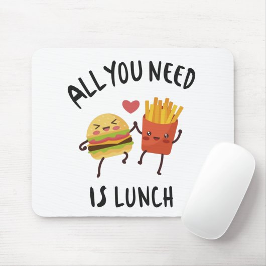 必要なのはランチだけ マウスパッド (マウス)