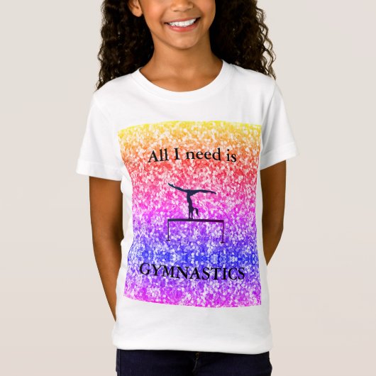 必要なのは体操キッズTシャツ Tシャツ (正面)