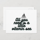 必要なのは少しのビタミンシーだけだ シーズンポストカード (正面/裏面)