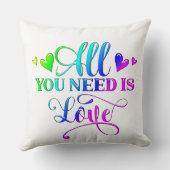 必要なのは愛だけだ クッション (裏面)