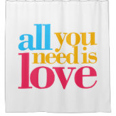 必要なのは愛だけだ シャワーカーテン (正面)