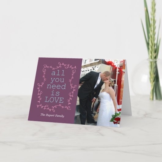 必要なのは愛だけだ シーズンカード (正面)