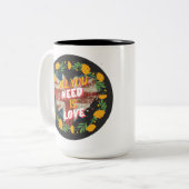 必要なのは愛だけだ ツートーンマグカップ (正面左)