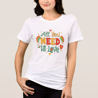 必要なのは愛だけだ トライブレンドＴシャツ