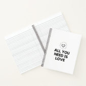 必要なのは愛だけだ ノートブック (内部)