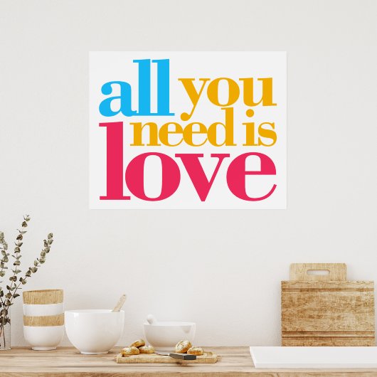 必要なのは愛だけだ ポスター (キッチン)
