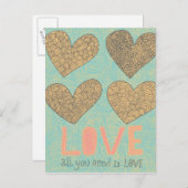 必要なのは愛だけだ ポストカード (正面/裏面)