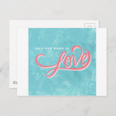 必要なのは愛だけだ ポストカード (正面/裏面)