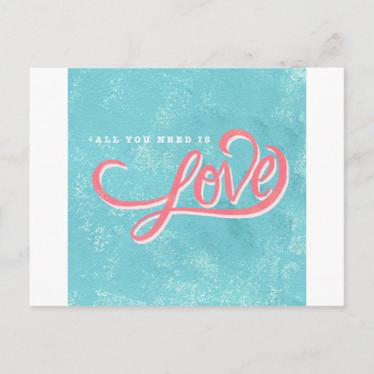必要なのは愛だけだ ポストカード (正面)