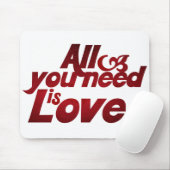 必要なのは愛だけだ マウスパッド (マウス)