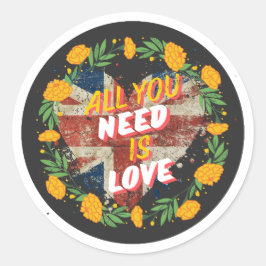 必要なのは愛だけだ ラウンドシール