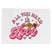 必要なのは愛だけだ ラージペーパーバッグ (裏面)